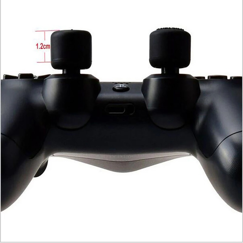 Btsg 8Pieces Topi Thumbstick Analog Silikon Rised Thumb Grip Joystick Cover Untukps5