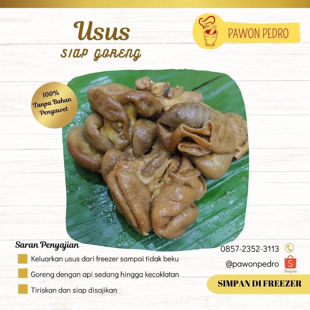 

USUS SAPI UNGKEP KHAS RUMAH MAKAN SUNDA SIAP SANTAP