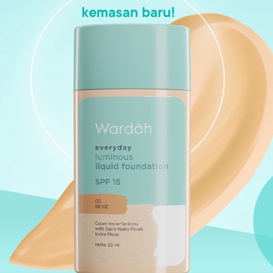 PROMO Wardah Luminous LIQUID FOUNDATION 40 ml/Alas Bedak/WARDAH