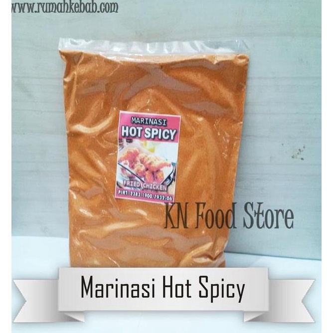

TEPUNG BUMBU MARINASI AYAM PEDAS FRIED CHICKEN HOT SPICY 1 KG