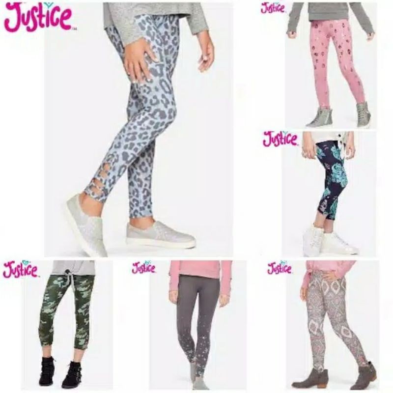 Justice Legging Printed Original Branded Stocklot Baju Anak Perempuan Leggiang Anak Remaja