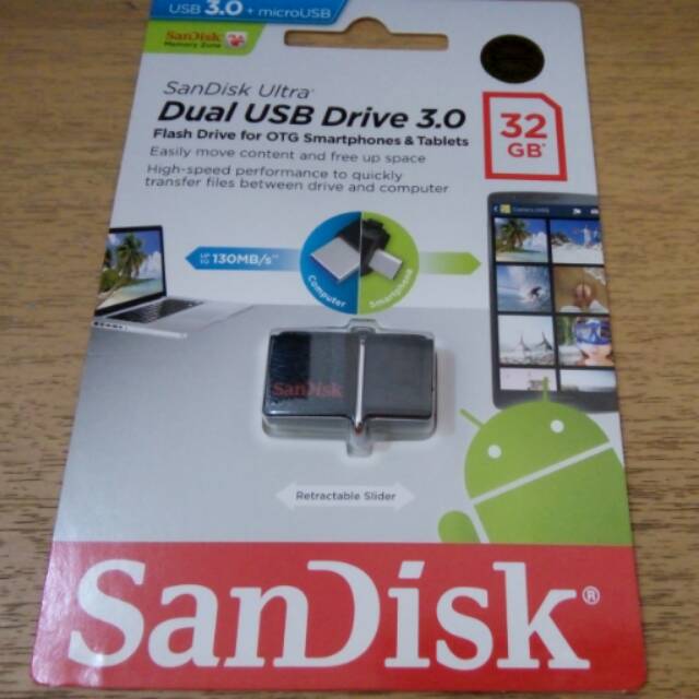 Flashdisk Sandisk Ultra Dual Drive 32gb