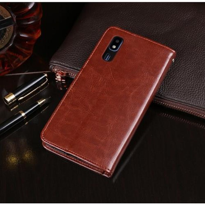 Samsung Galaxy A2 Core A2Core Flip Wallet Dompet Leather Kulit Cover Case