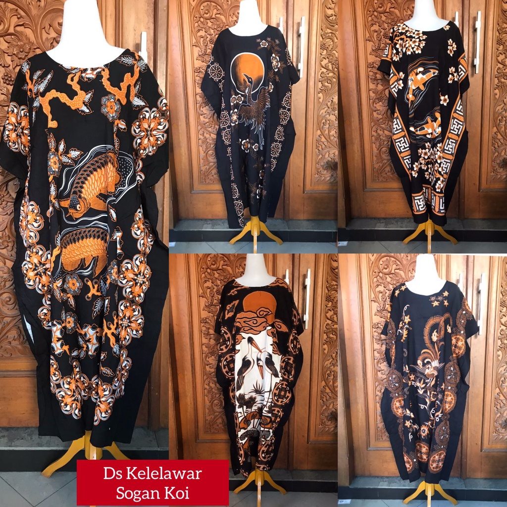 Daster Jumbo Kelelawar Kalong Lowo Batik Radian Solo Bahan Rayon Premium-5
