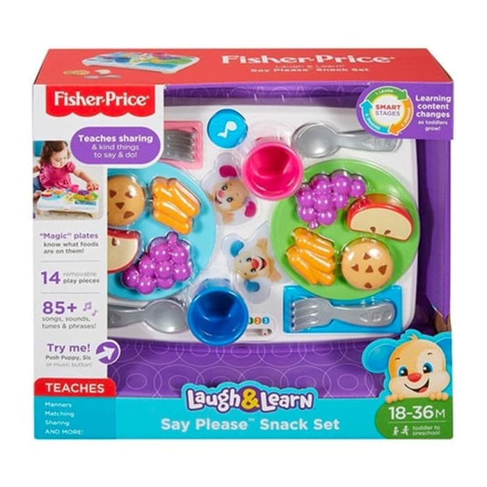 Fisher Price Laugh &amp; Learn Say Please Snack Set