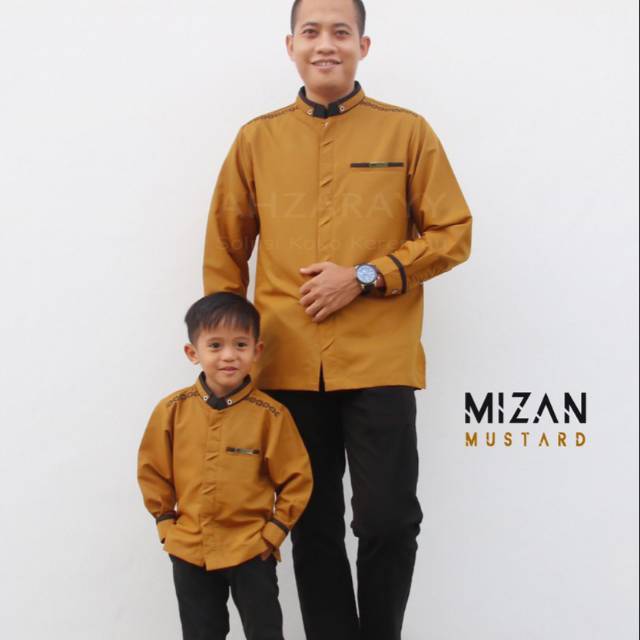 AHZARAYY - MIZAN MUSTARD / KOKO COUPLE KEREN / KOKO MIZAN ORIGINAL / KOKO LENGAN PANJANGpp