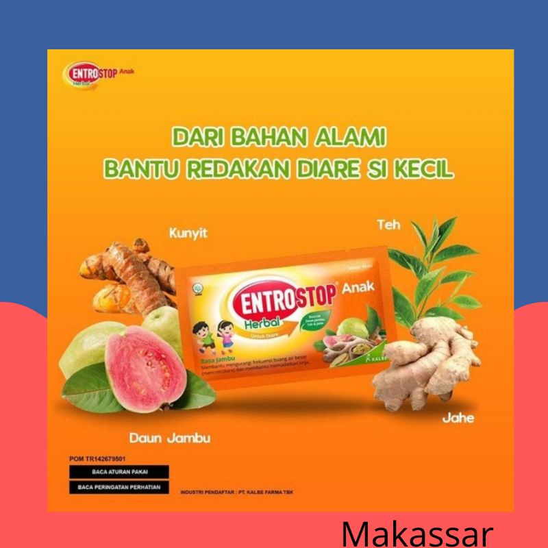 ENTROSTOP ANAK HERBAL OBAT DIARE PERSCHT