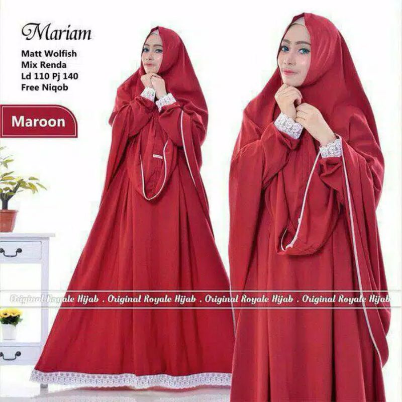 gamis syar'i plus hijab