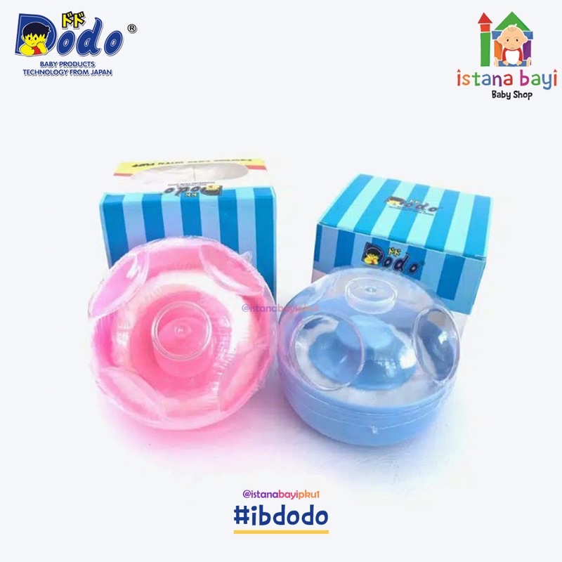 Dodo Powder Case with Puff - Dodo tempat bedak