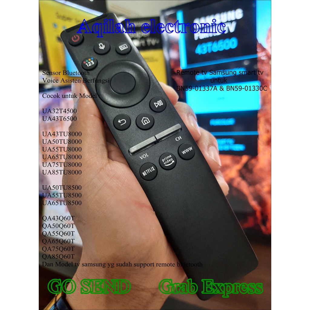 Remote tv Samsung smart tv Voice asisten BN59-01337A & BN59-01330C