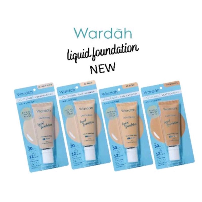 Wardah Lightening Liquid Foundation - Mencerahkan dan Meratakan Warna Kulit Dengan SPF 30