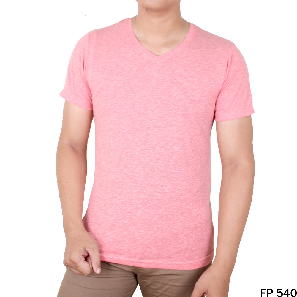 Kaos Polos Pria Lengan Pendek V-Neck Combed 30s Premium Bisa COD Retur