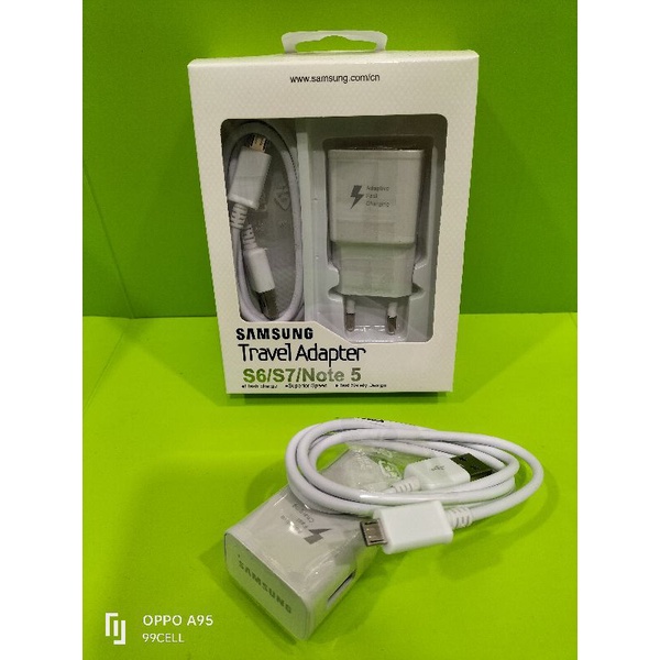 Charger Samsung S6 S7 Note 5 Fast charging cas Samsung S6