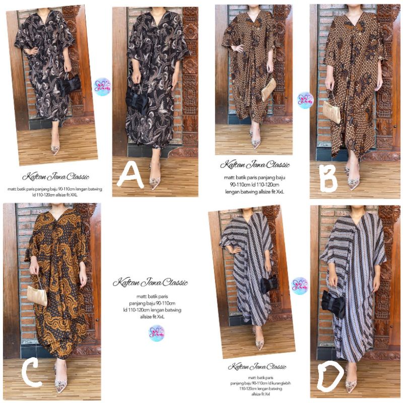 kaftan batik jawa classic batik solo tuman