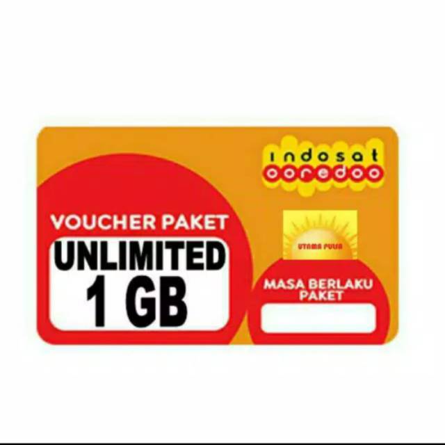 Voucher indosat 1+Unlimited