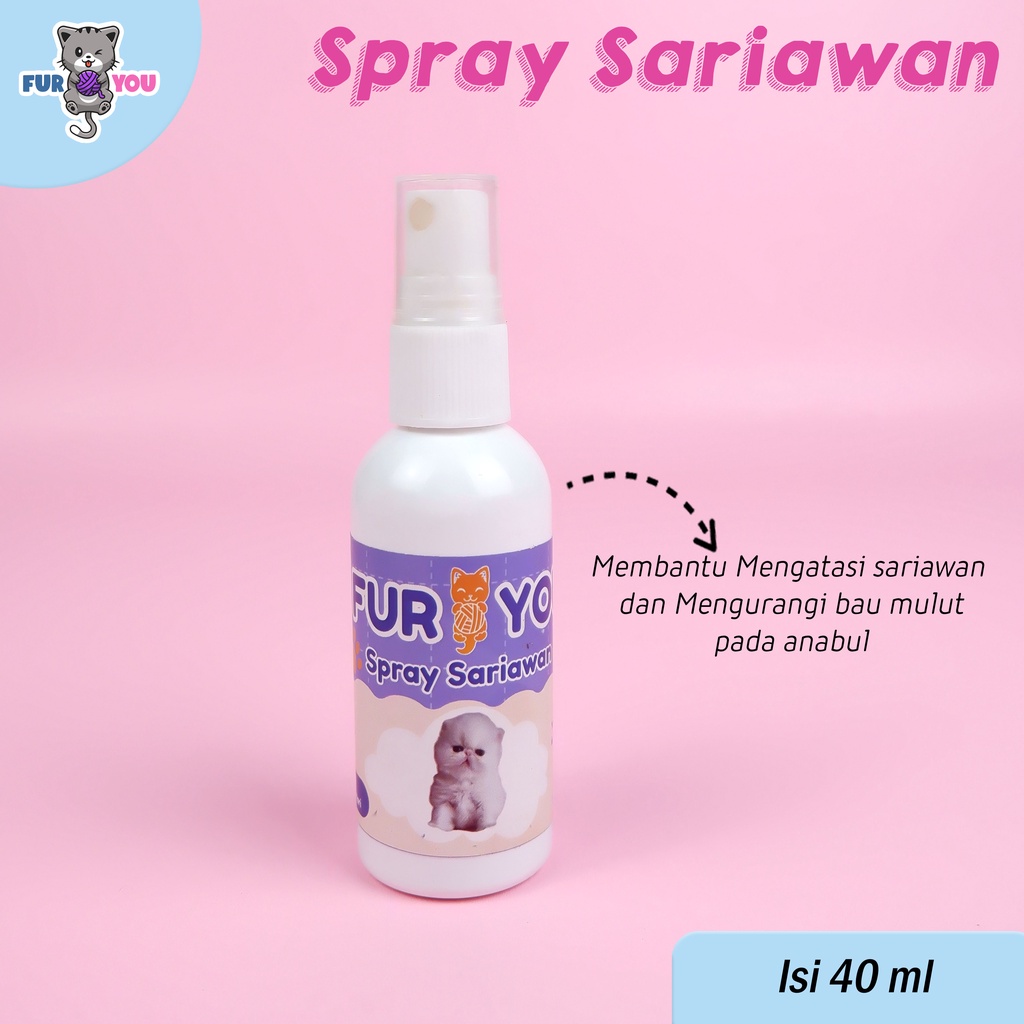 Spray Sariawan dan Bau Mulut Mengatasi Anabul Kucing Sariawan Gusi Merah Mulut Bau Ileran