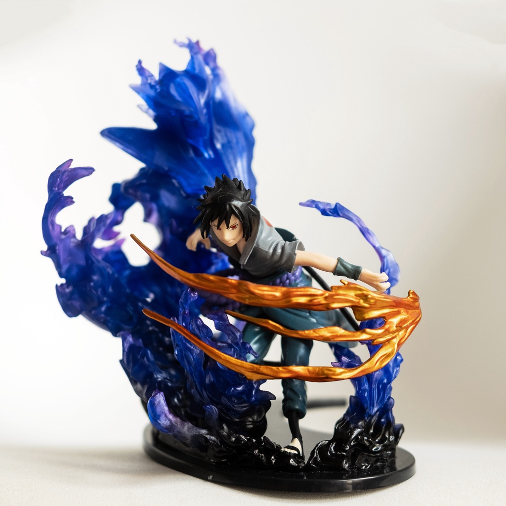 ACTION ANIME FIGURE - SASUKE UCHIHA FIRE SUSANO - NARUTO - HOBI KOLEKSI