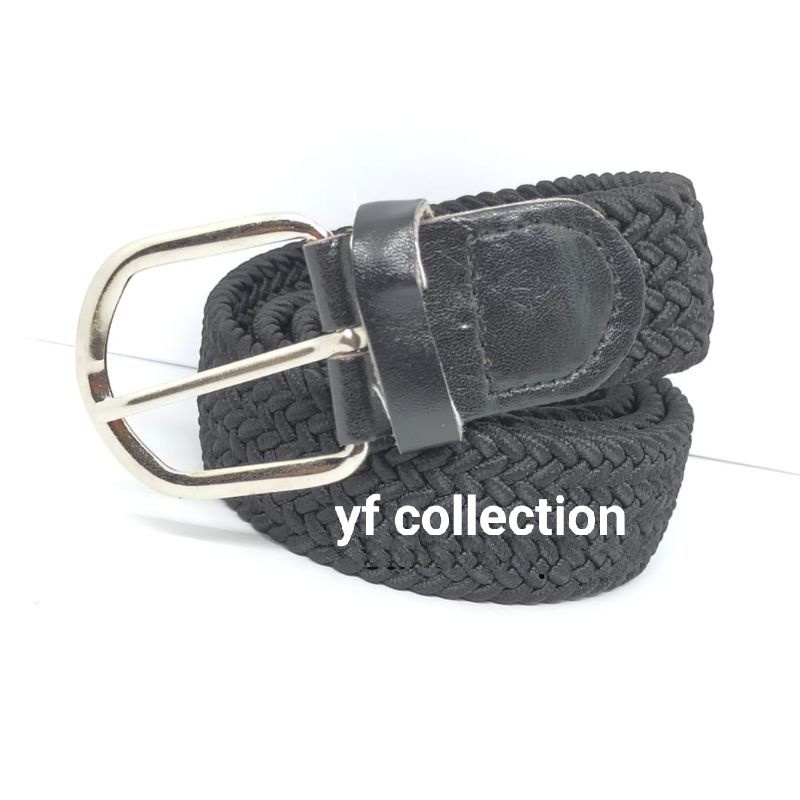 YF COLLECTION-GESPER ELASTIS KEPANG/RAJUT TEXTAN UK 3.5CM PRIA WANITA