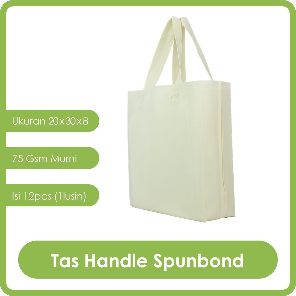 

GOODIE BAG SPUNBOND HANDLE 20x30 LUSINAN / Tas Belanja Murah / Kantong Belanja