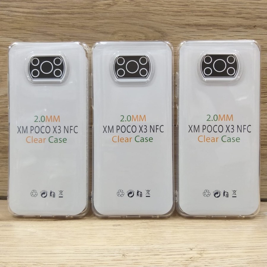 XIAOMI POCOPHONE POCO M5 M5S X3 PRO X3 NFC X3 CASE HD BENING 2mm SILIKON SOFTCASE CLEAR CASE TRANSPARAN CASING COVER PELINDUNG BELAKANG