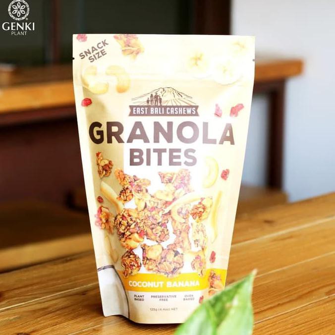 

THE BEST Granola Bites Coconut Banana (East Bali Cashews) - 125 g MURAH