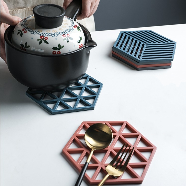 Hot Sale/1Pc Silicone Tableware Insulation Mat/Tatakan Mangkok Insulasi Panas/Tatakan Mangkok Cup Pad/Alas Meja Makan Anti Panas Dekorasi Rumah Desktop