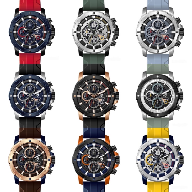 JAM TANGAN PRIA T5 H3939G RUBBER ORIGINAL