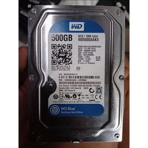 Hardisk 500 gb sata pc 3.5 inch