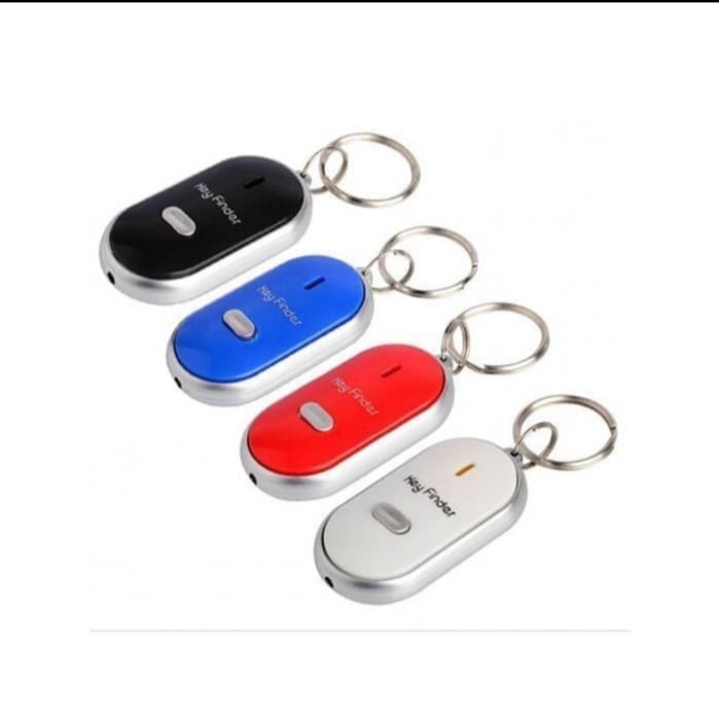 Gantungan Kunci Siul Anti Hilang Lupa Key Finder Keychain Senter LED