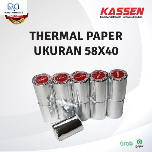 KASSEN KERTAS THERMAL PAPER ROLL UKURAN 58X40