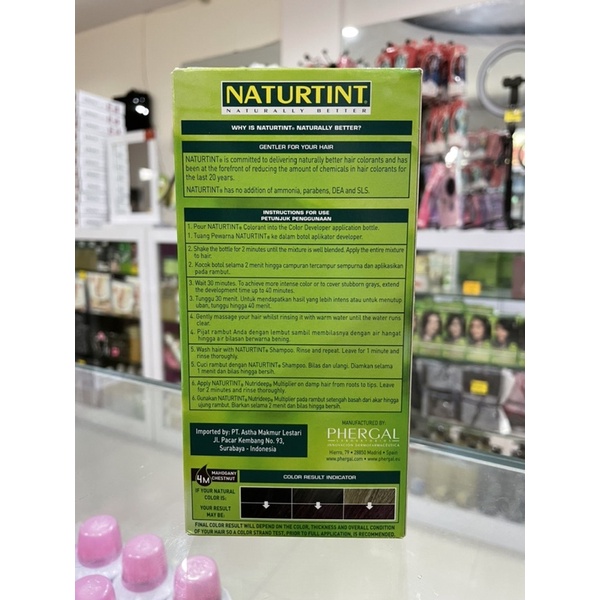 Naturtint Hair Color 150ml 4M Mahogany Chestnut