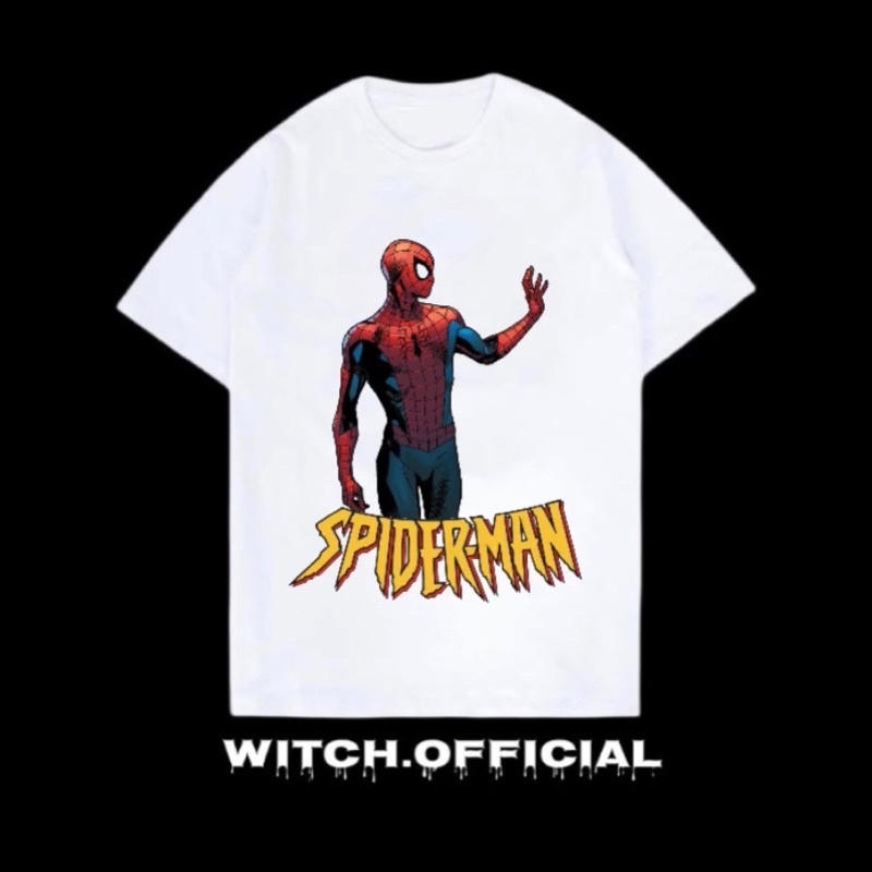 KAOS BAJU SPIDERMAN MARVEL NO WAY HOME - TSHIRT MARVEL SPIDERMAN - DISTRO PUTIH PRIA WANITA DEWASA 2