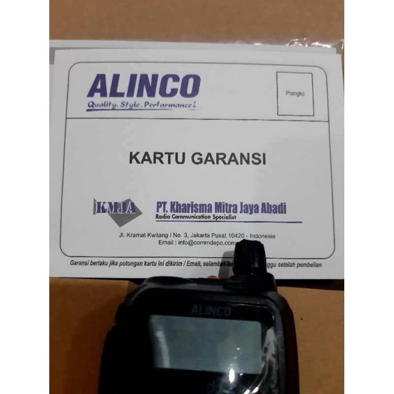 HT ALINCO CRX5 DUAL BAND MULUS LOKASI DEPOK ALINCO DJ-CRX5 BEKAS SEPERTI BARU