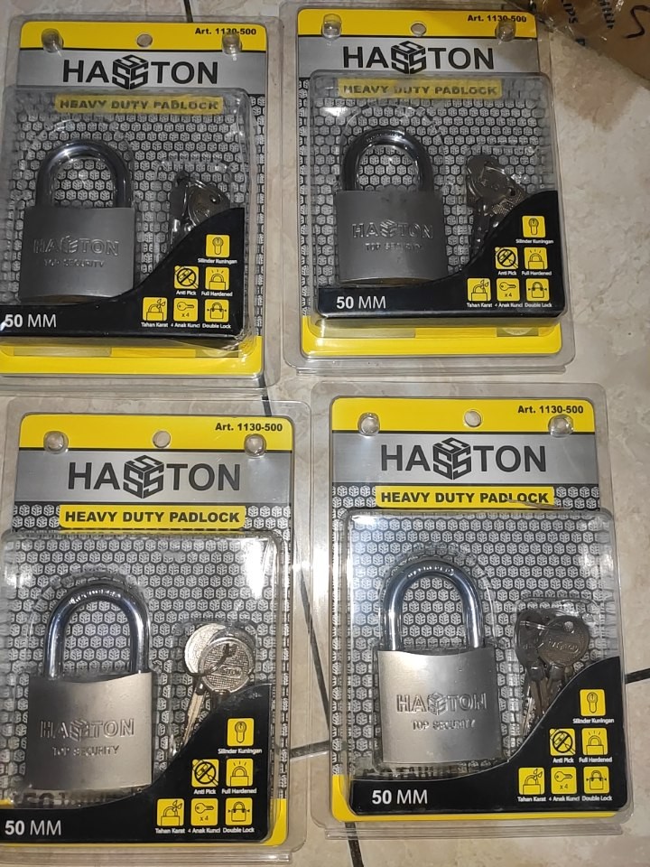 Gembok Hasston Prohex Mod Kunci Bintang 50mm