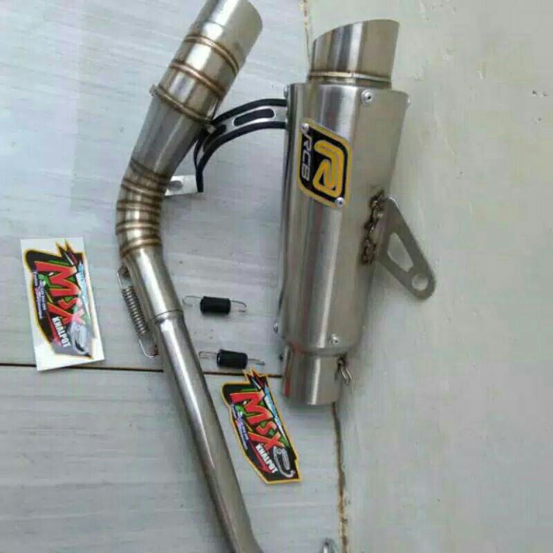 knalpot RCB Stainless nmax aerox PCX Lexi