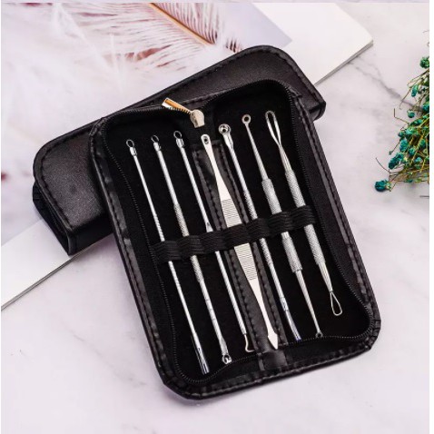 pinset pembersih wajah acne komedo jerawat 1 set 7 pcs CTG 003