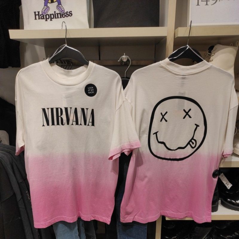 kaos Nirvana oversize H&M original