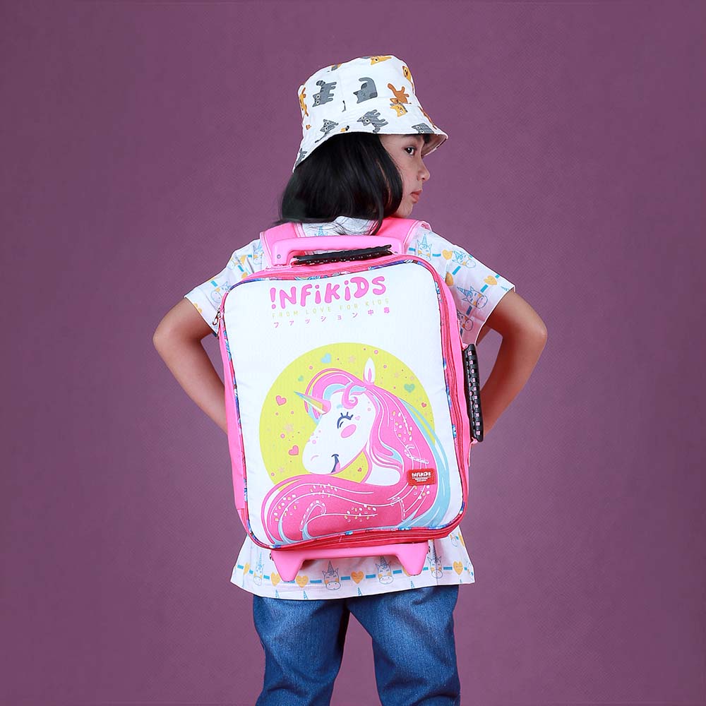 Tas Sekolah Troli Backpack Anak Perempuan PAUD TK SD  Motif Little Pony Model Terbaru Kualitas Terbaik