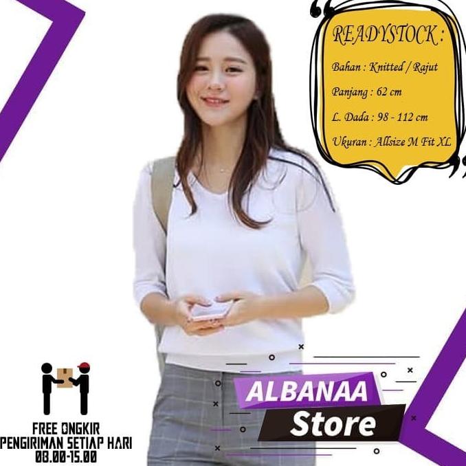 Baju Atasan Wanita Blouse Wanita Korea Putih Terbaru
