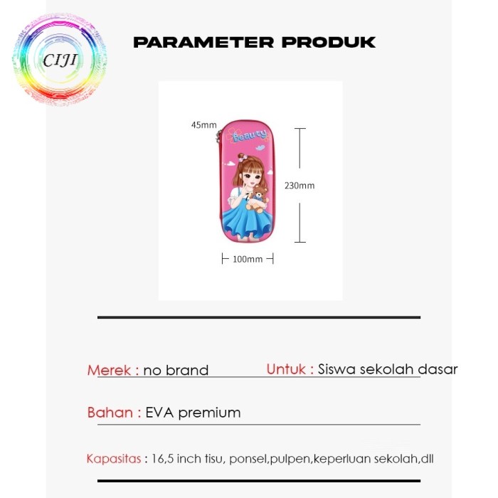 

Jual CIJI Kotak Pensil Anak Berbagai Karakter/Tempat Pensil Anak Karakter
