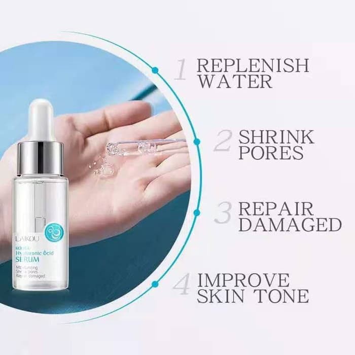 LAIKOU Serum Hyaluronic Acid untuk Melembabkan / Menghilangkan Jerawat