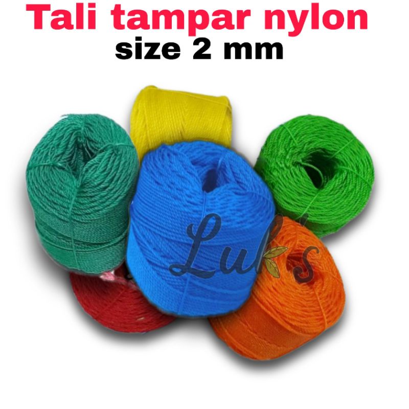 

Tali tampar nilon 2mm tambang nylon 2 mm tali serbaguna sawah kebun