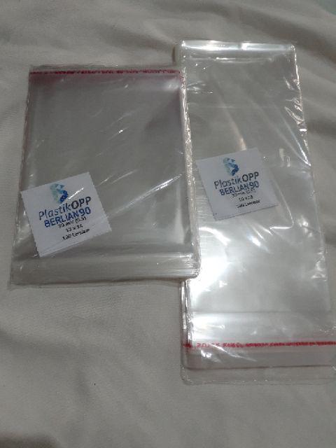 Plastik Opp Tebal 10 X 23 Cm 30 Micron (0,5) Plastik Masker / Plastik Bening Isi 100 Pcs