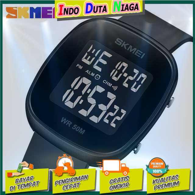 IDN - SKMEI Jam Tangan Digital Pria Strap Silicone - 1843