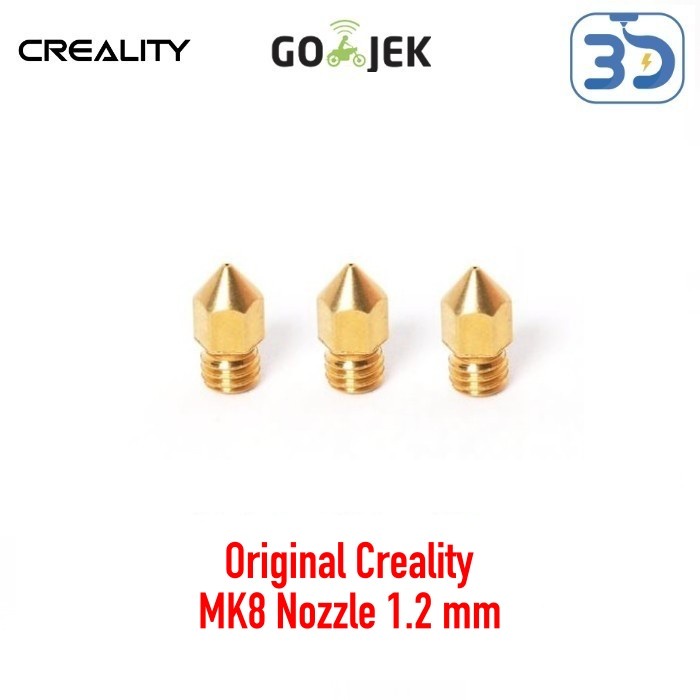 Original Creality 3D Printer Makerbot MK8 M6 1.2 mm Brass Nozzle