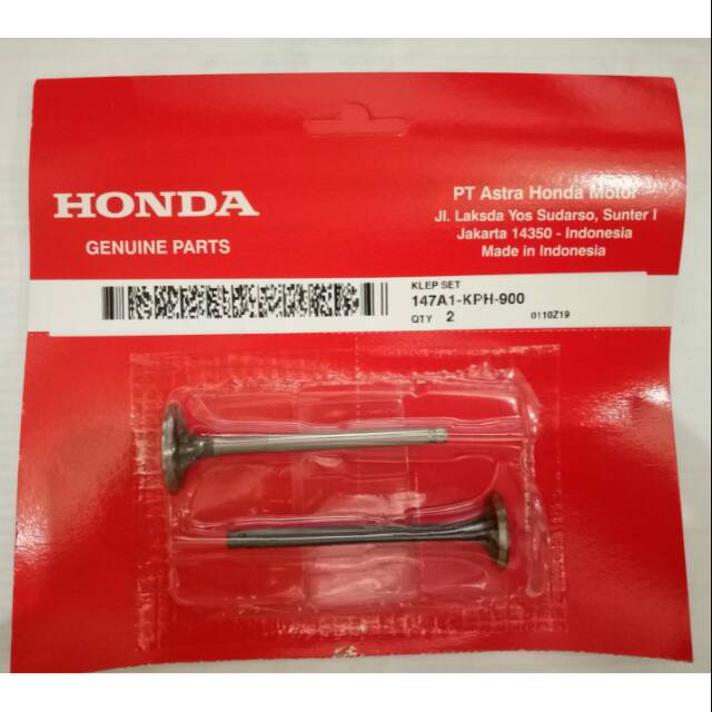 Klep supra x125 & karisma original honda