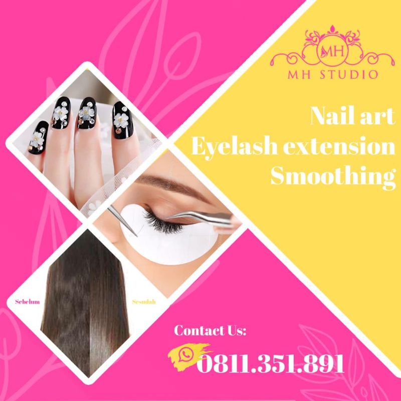 Kursus sulam alis Kursus Eyelash Extension Kursus Nail art Kursus BB Glow