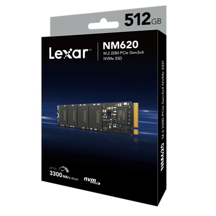 SSD M2 NVMe Lexar LNM620 512GB Baru Garansi Resmi M.2 512 GB