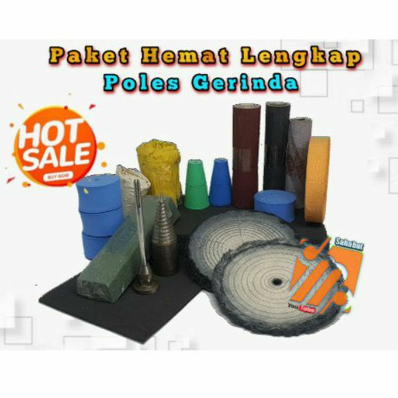 Paket poles gerinda lengkap