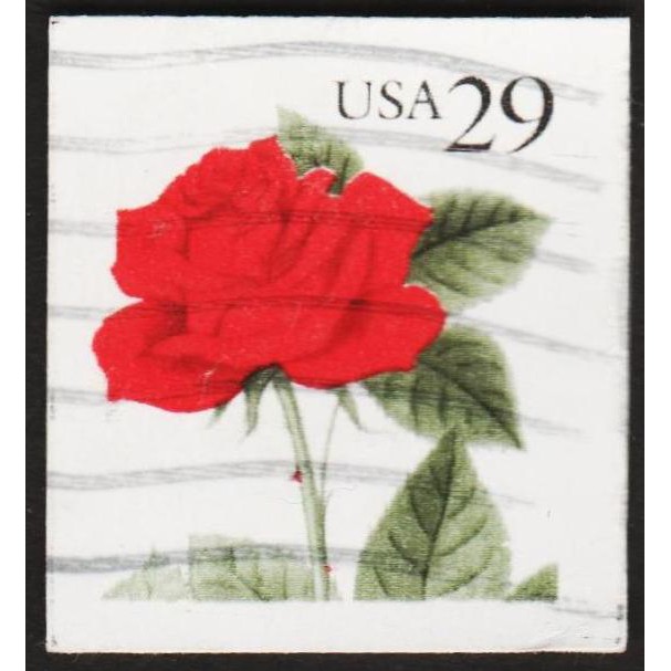 

Perangko Filateli #G51 - USA VFU 1v 19.08.1993 Rose - Self-Adhesive - 2517
